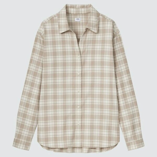 CREAM & BEIGE FULL SLEEVES STRIPED SHIRT