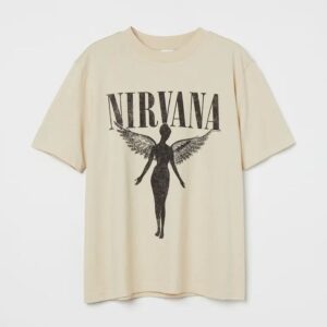 NIRVANA WHITE T-SHIRT