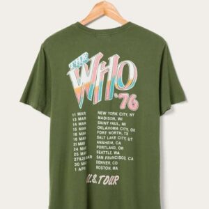 THE-WHO-US-TOUR-76-VINTAGE T-SHIRT