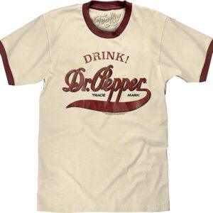 Tee-Luv-Mens-Retro-Drink-Dr-Pepper-Ringer-T-Shirt